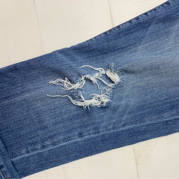 Kut from the Kloth Boyfriend Mid Rise Jeans Ripped Well Loved Women Size 10 - Picture 16 of 16